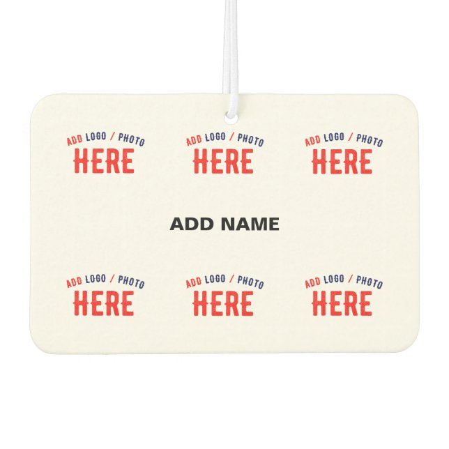 STYLISH MODERN CUSTOMIZABLE WHITE VERIFIED BRANDED AIR FRESHENER (Front)