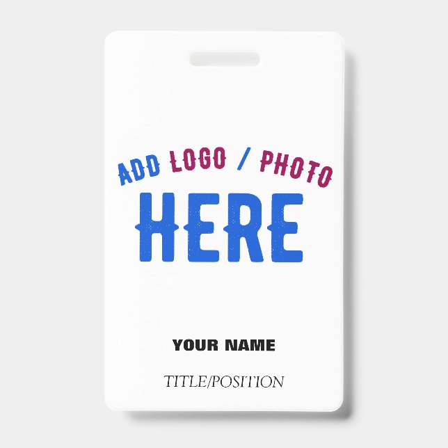 STYLISH MODERN CUSTOMIZABLE WHITE VERIFIED BRANDED BADGE (Front)