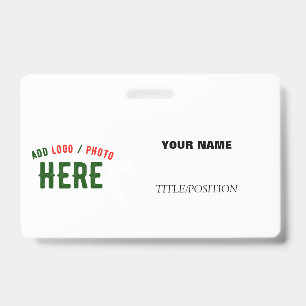 STYLISH MODERN CUSTOMIZABLE WHITE VERIFIED BRANDED BADGE