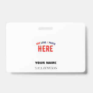 STYLISH MODERN CUSTOMIZABLE WHITE VERIFIED BRANDED BADGE