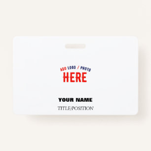 STYLISH MODERN CUSTOMIZABLE WHITE VERIFIED BRANDED BADGE