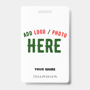 STYLISH MODERN CUSTOMIZABLE WHITE VERIFIED BRANDED BADGE