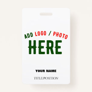STYLISH MODERN CUSTOMIZABLE WHITE VERIFIED BRANDED BADGE