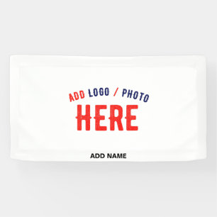 STYLISH MODERN CUSTOMIZABLE WHITE VERIFIED BRANDED BANNER