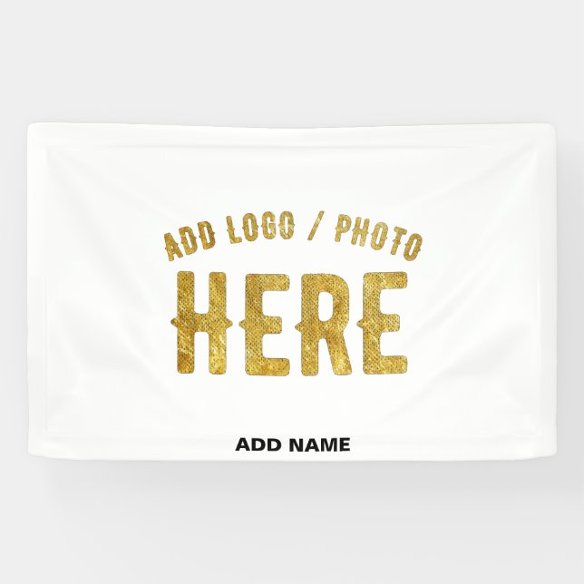 STYLISH MODERN CUSTOMIZABLE WHITE VERIFIED BRANDED BANNER (Horizontal)