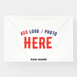 STYLISH MODERN CUSTOMIZABLE WHITE VERIFIED BRANDED BANNER