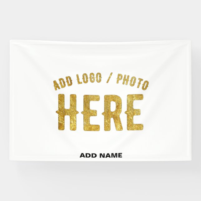 STYLISH MODERN CUSTOMIZABLE WHITE VERIFIED BRANDED BANNER (Horizontal)