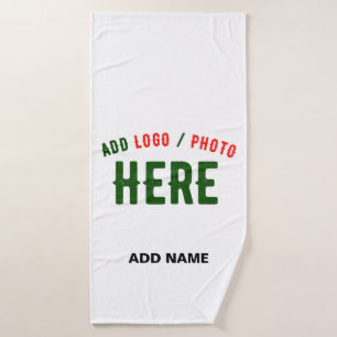 STYLISH MODERN CUSTOMIZABLE WHITE VERIFIED BRANDED BATH TOWEL