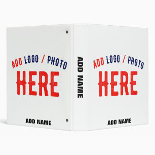 STYLISH MODERN CUSTOMIZABLE WHITE VERIFIED BRANDED BINDER