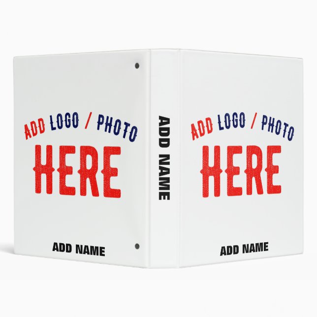 STYLISH MODERN CUSTOMIZABLE WHITE VERIFIED BRANDED BINDER (Background)