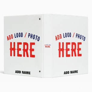 STYLISH MODERN CUSTOMIZABLE WHITE VERIFIED BRANDED BINDER