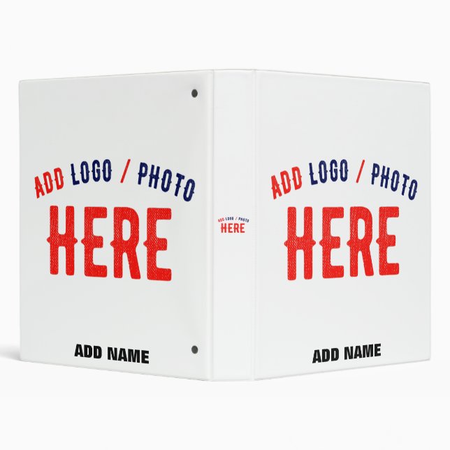 STYLISH MODERN CUSTOMIZABLE WHITE VERIFIED BRANDED BINDER (Background)