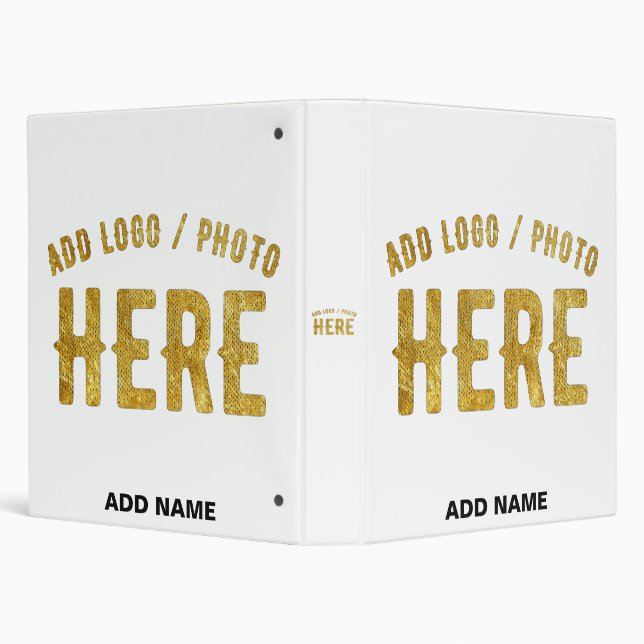 STYLISH MODERN CUSTOMIZABLE WHITE VERIFIED BRANDED BINDER (Background)