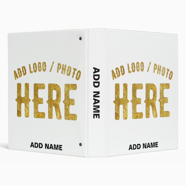 STYLISH MODERN CUSTOMIZABLE WHITE VERIFIED BRANDED BINDER (Background)