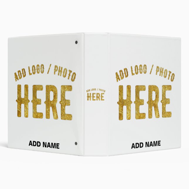 STYLISH MODERN CUSTOMIZABLE WHITE VERIFIED BRANDED BINDER (Background)