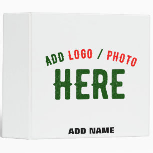 STYLISH MODERN CUSTOMIZABLE WHITE VERIFIED BRANDED BINDER