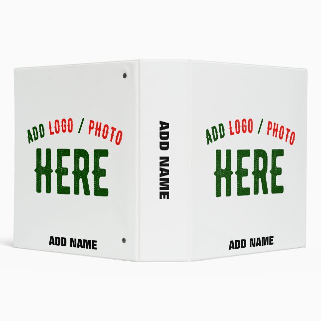 STYLISH MODERN CUSTOMIZABLE WHITE VERIFIED BRANDED BINDER (Background)