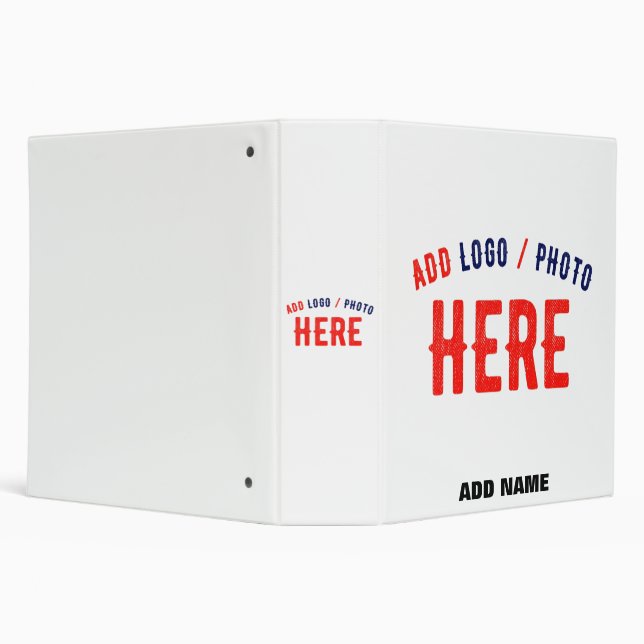 STYLISH MODERN CUSTOMIZABLE WHITE VERIFIED BRANDED BINDER (Background)
