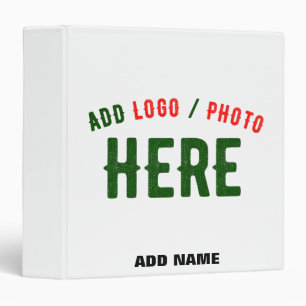 STYLISH MODERN CUSTOMIZABLE WHITE VERIFIED BRANDED BINDER