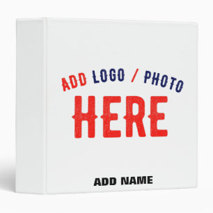 STYLISH MODERN CUSTOMIZABLE WHITE VERIFIED BRANDED BINDER