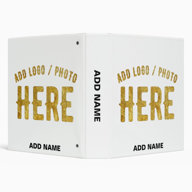 STYLISH MODERN CUSTOMIZABLE WHITE VERIFIED BRANDED BINDER (Background)