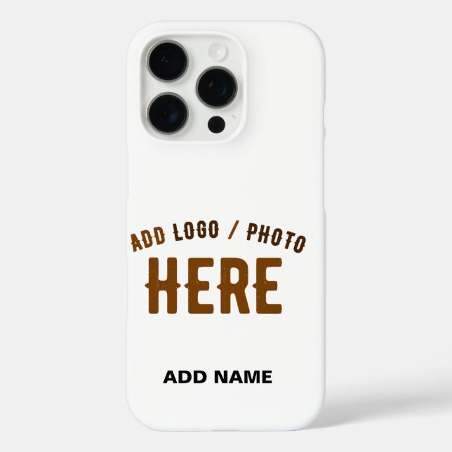 STYLISH MODERN CUSTOMIZABLE WHITE VERIFIED BRANDED Case-Mate iPhone CASE (Back)