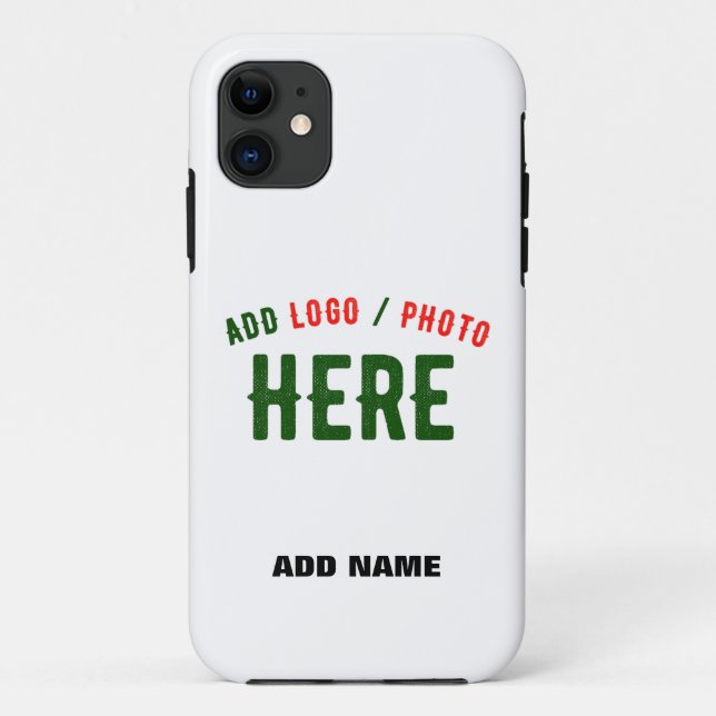 STYLISH MODERN CUSTOMIZABLE WHITE VERIFIED BRANDED Case-Mate iPhone CASE (Back)