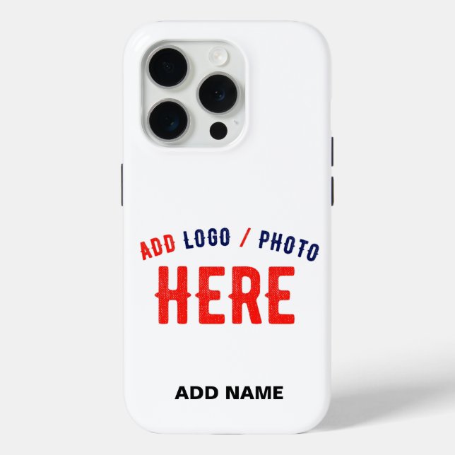 STYLISH MODERN CUSTOMIZABLE WHITE VERIFIED BRANDED Case-Mate iPhone CASE (Back)