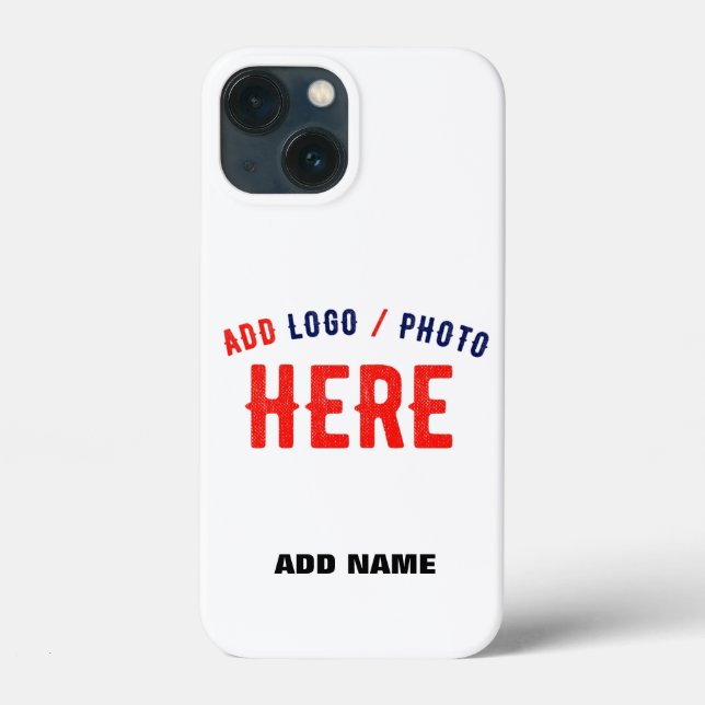 STYLISH MODERN CUSTOMIZABLE WHITE VERIFIED BRANDED Case-Mate iPhone CASE (Back)