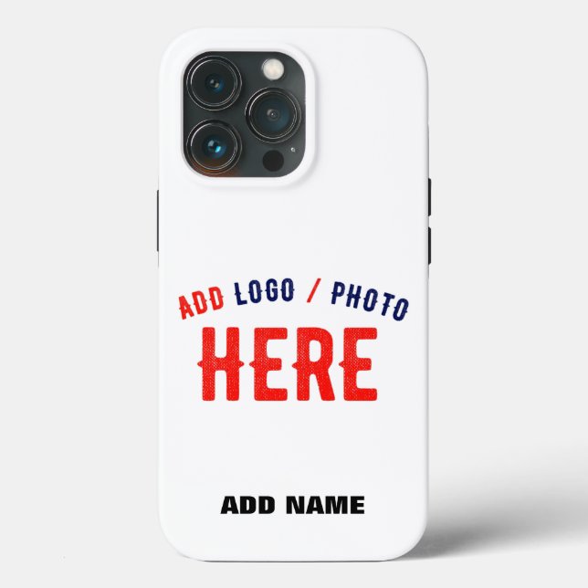 STYLISH MODERN CUSTOMIZABLE WHITE VERIFIED BRANDED Case-Mate iPhone CASE (Back)