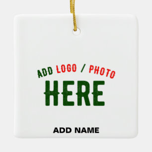 STYLISH MODERN CUSTOMIZABLE WHITE VERIFIED BRANDED CERAMIC ORNAMENT