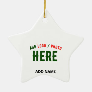 STYLISH MODERN CUSTOMIZABLE WHITE VERIFIED BRANDED CERAMIC ORNAMENT