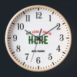 STYLISH MODERN CUSTOMIZABLE WHITE VERIFIED BRANDED CLOCK<br><div class="desc">THIS IS A DESIGN FITTING FOR EVERYONE.YOU CAN CHANGE, RESIZE OR ADD LOGO, PHOTO, TEXT AND COLOURS THE WAY YOU LIKE.THANK YOU.</div>