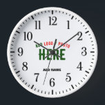 STYLISH MODERN CUSTOMIZABLE WHITE VERIFIED BRANDED CLOCK<br><div class="desc">THIS IS A DESIGN FITTING FOR EVERYONE.YOU CAN CHANGE, RESIZE OR ADD LOGO, PHOTO, TEXT AND COLOURS THE WAY YOU LIKE.THANK YOU.</div>