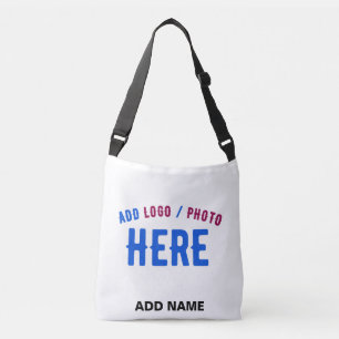 STYLISH MODERN CUSTOMIZABLE WHITE VERIFIED BRANDED CROSSBODY BAG