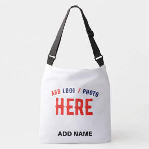 STYLISH MODERN CUSTOMIZABLE WHITE VERIFIED BRANDED CROSSBODY BAG