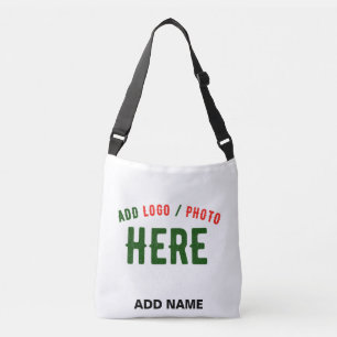 STYLISH MODERN CUSTOMIZABLE WHITE VERIFIED BRANDED CROSSBODY BAG