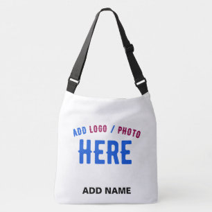 STYLISH MODERN CUSTOMIZABLE WHITE VERIFIED BRANDED CROSSBODY BAG