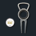 STYLISH MODERN CUSTOMIZABLE WHITE VERIFIED BRANDED DIVOT TOOL<br><div class="desc">THIS IS A DESIGN FITTING FOR EVERYONE.YOU CAN CHANGE, RESIZE OR ADD LOGO, PHOTO, TEXT AND COLOURS THE WAY YOU LIKE.THANK YOU.</div>