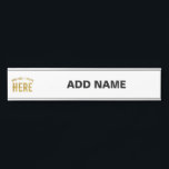 STYLISH MODERN CUSTOMIZABLE WHITE VERIFIED BRANDED DOOR SIGN<br><div class="desc">THIS IS A DESIGN FITTING FOR EVERYONE.YOU CAN CHANGE, RESIZE OR ADD LOGO, PHOTO, TEXT AND COLOURS THE WAY YOU LIKE.THANK YOU.</div>
