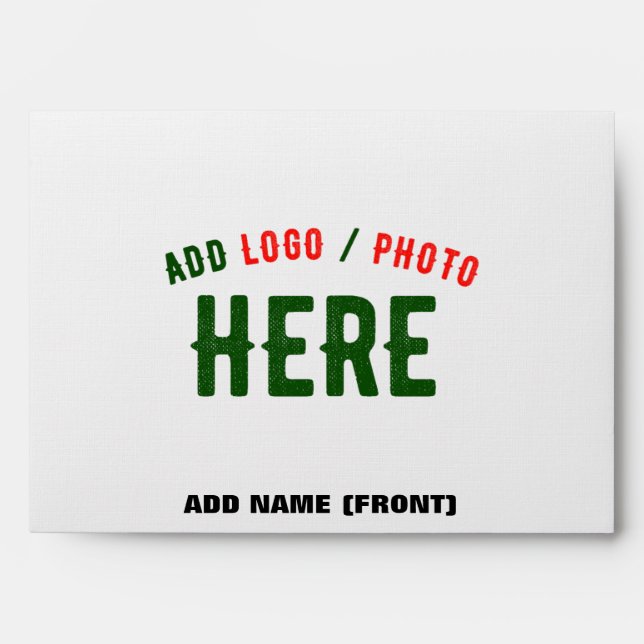 STYLISH MODERN CUSTOMIZABLE WHITE VERIFIED BRANDED ENVELOPE (Front)