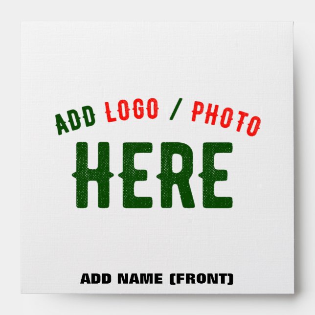 STYLISH MODERN CUSTOMIZABLE WHITE VERIFIED BRANDED ENVELOPE (Front)