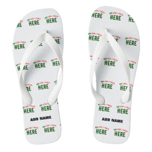 STYLISH MODERN CUSTOMIZABLE WHITE VERIFIED BRANDED FLIP FLOPS