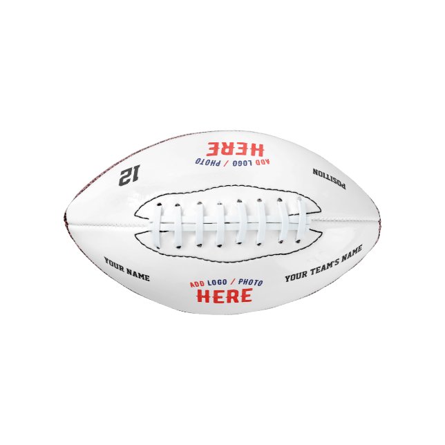 STYLISH MODERN CUSTOMIZABLE WHITE VERIFIED BRANDED FOOTBALL (Front)