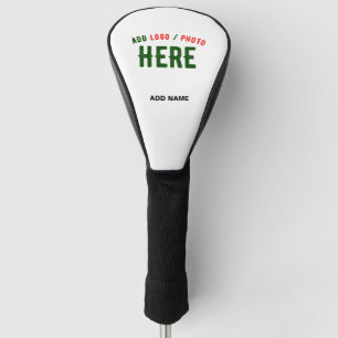 STYLISH MODERN CUSTOMIZABLE WHITE VERIFIED BRANDED GOLF HEAD COVER