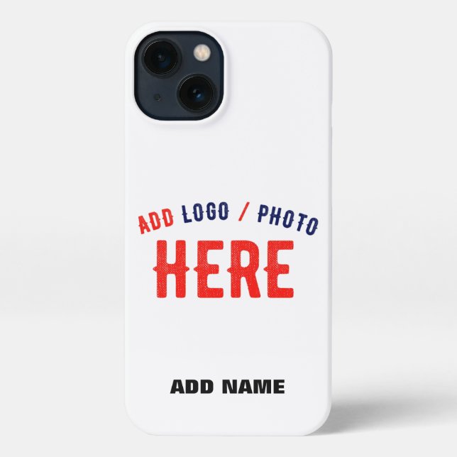 STYLISH MODERN CUSTOMIZABLE WHITE VERIFIED BRANDED iPhone CASE (Back)