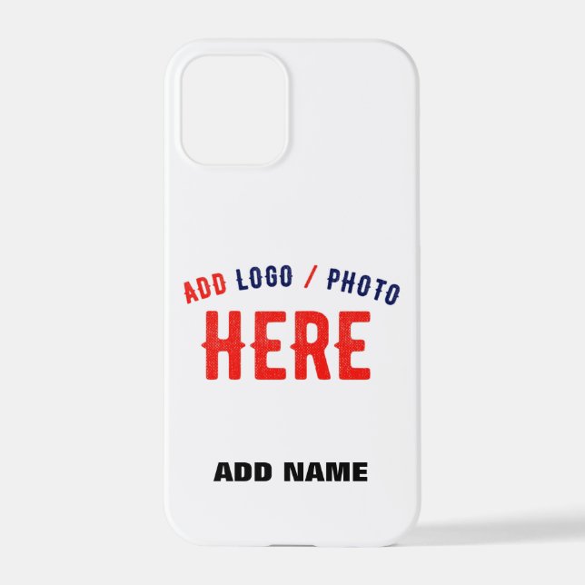 STYLISH MODERN CUSTOMIZABLE WHITE VERIFIED BRANDED iPhone CASE (Back)
