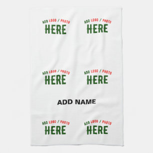 STYLISH MODERN CUSTOMIZABLE WHITE VERIFIED BRANDED KITCHEN TOWEL