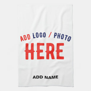 STYLISH MODERN CUSTOMIZABLE WHITE VERIFIED BRANDED KITCHEN TOWEL
