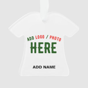 STYLISH MODERN CUSTOMIZABLE WHITE VERIFIED BRANDED ORNAMENT
